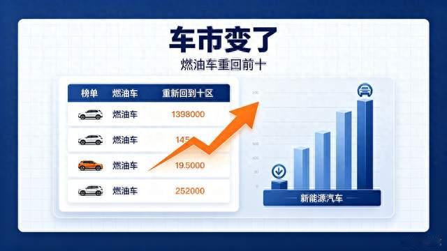 车市变了！丰田燃油车重回前十，降价冲击新能源市场