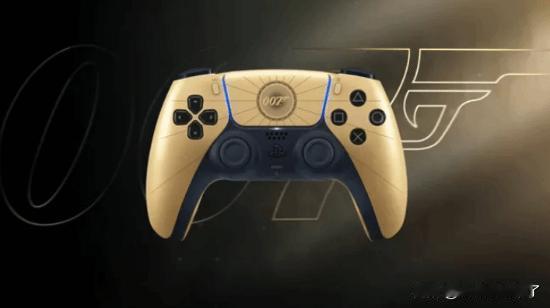 索尼正式公布了《007初露锋芒》主题限定版PS5手柄，将于5月27日随游戏同步发