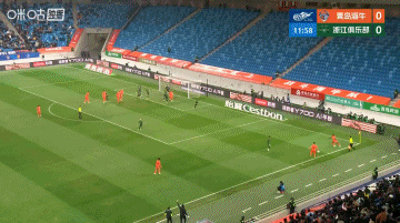 海牛也学会了抢开局了，仅用13分钟就扣开了浙江队的大门！
本场比赛两队皆是全主力