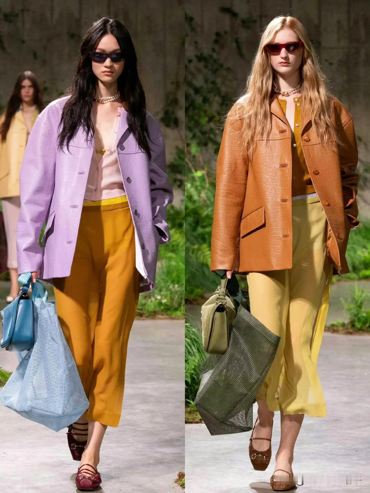 
Gucci Resort 2025 ​​​的秀场，珍珠是细节哦。
#Fashi
