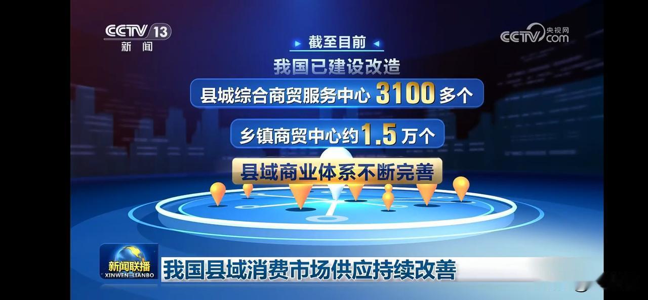 我国县城消费市场蓬勃发展，乡镇商贸中心建设提速！