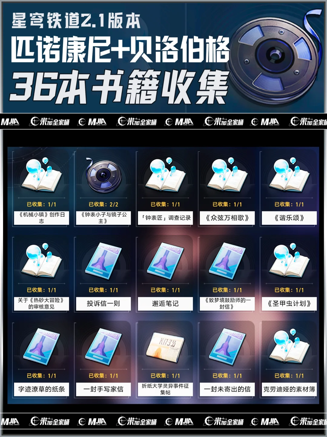 星穹铁道｜新增36本书籍收集攻略