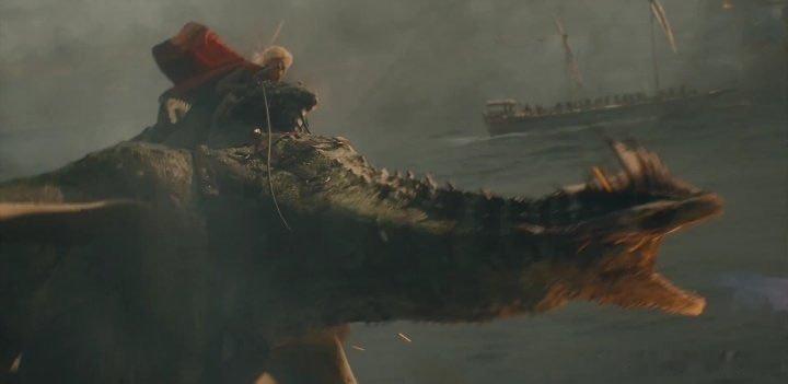 《龙之家族》第三季预告片中的喉道之战，整个《权力的游戏》故事背景中最惨烈的海战 