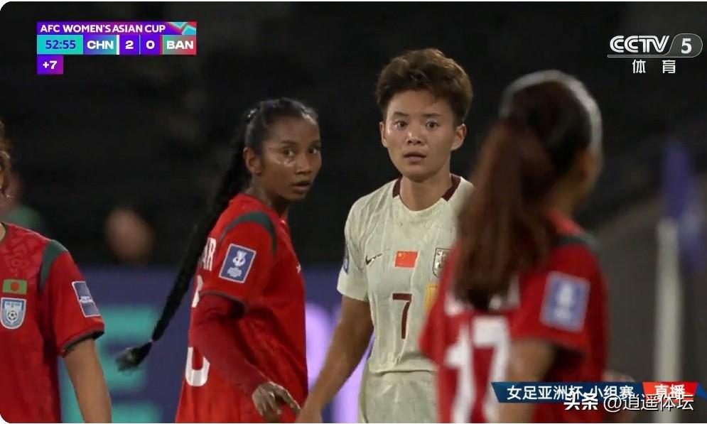 2：0！中国女足领先，主教练为什么表示不满意？
       女足亚洲杯上半场，