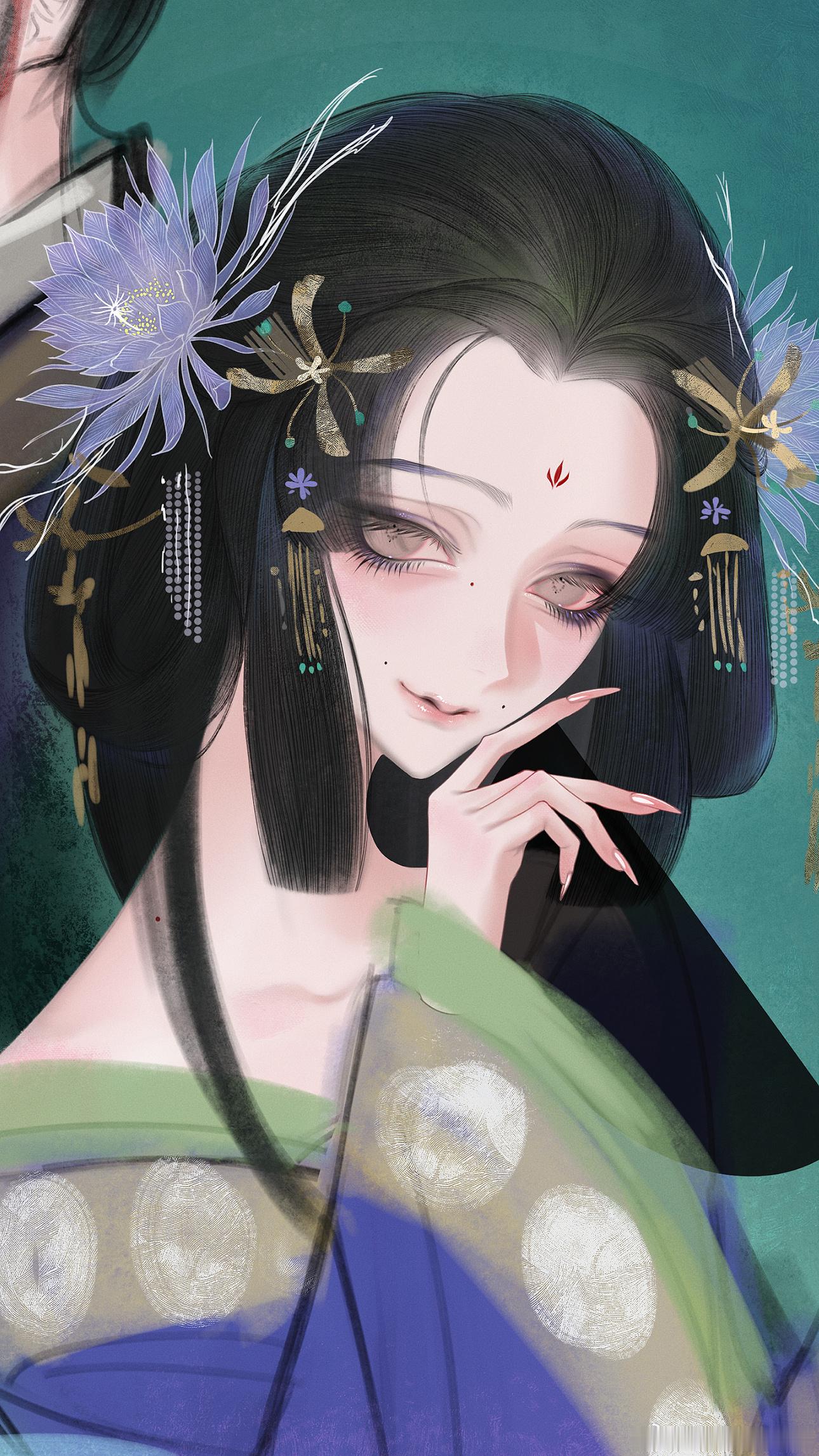又生一对oc高个姐，矮个妹在影楼风和复原之间选择了想咋画咋画 ​​​