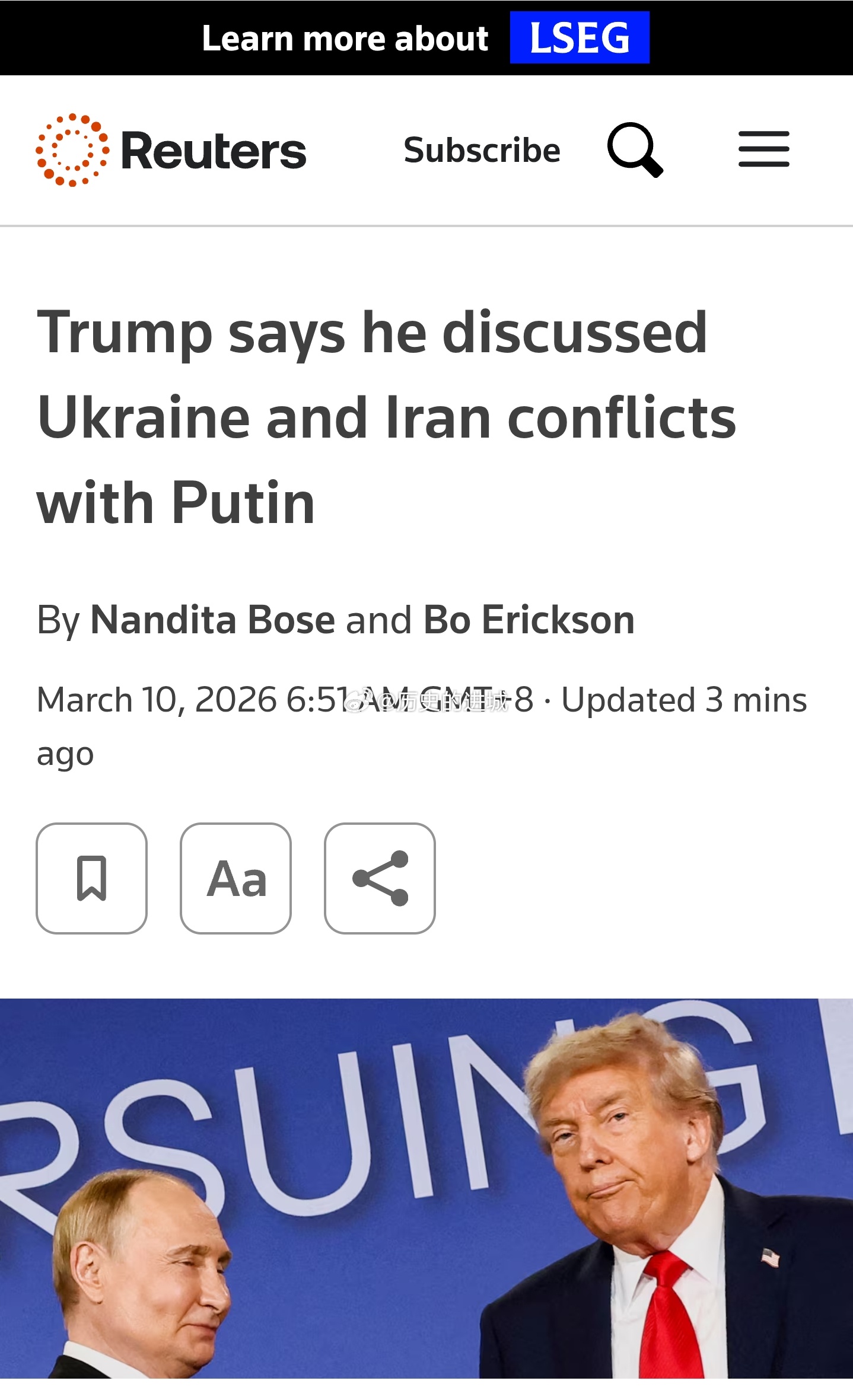 美军精锐部队突然异动路透社报道，克里姆林宫外交政策助理尤里·乌沙科夫表示，俄罗斯