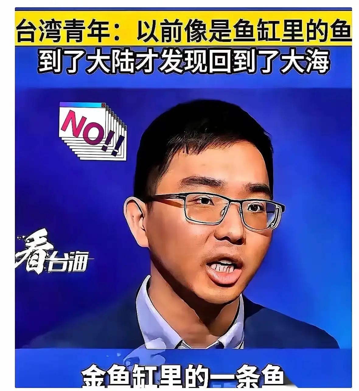有个台湾小伙说的话，真是一下子给我干沉默了。他说：“我为什么要支持统一？因为统一
