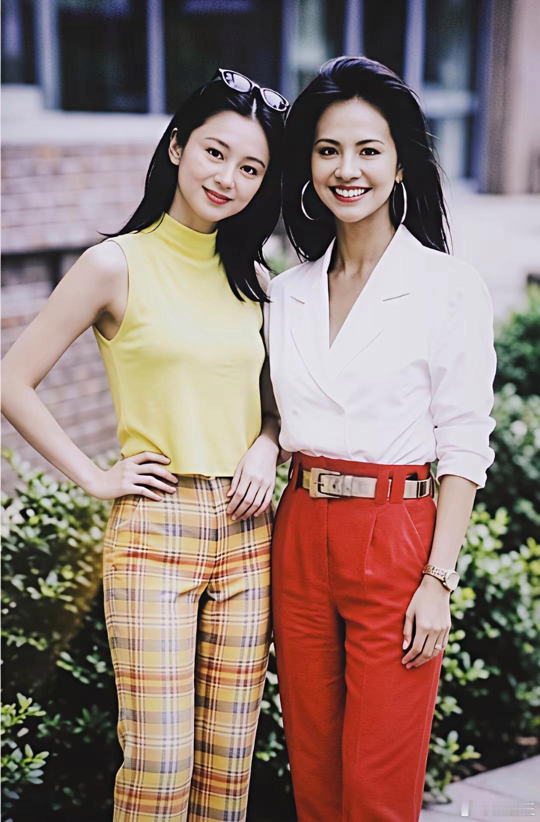 陈红是大家公认的大美人，照片旁边这美女五官居然不输她！你知道她是谁吗？ 