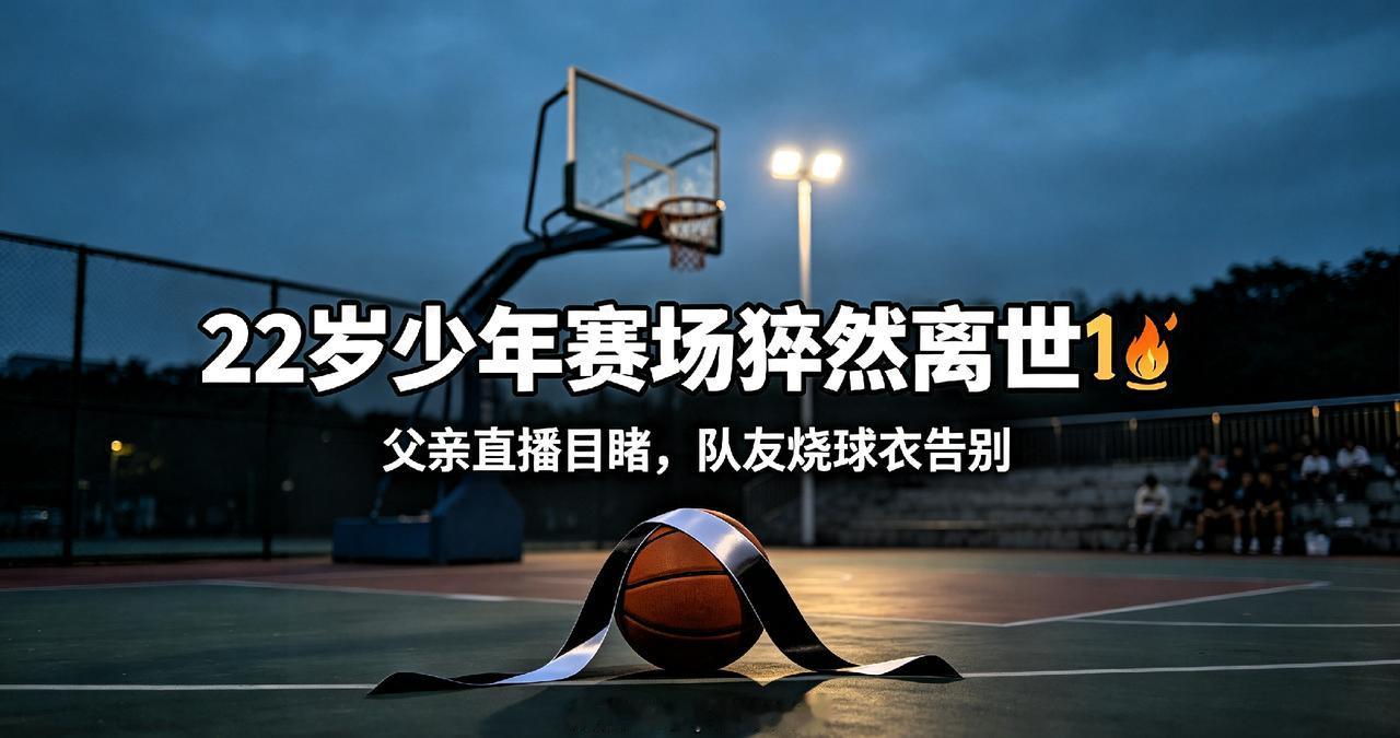 令人扼腕！22岁小伙赛场猝然离世，父亲直播目睹全程，队友烧球衣告别热爱🕯️
 