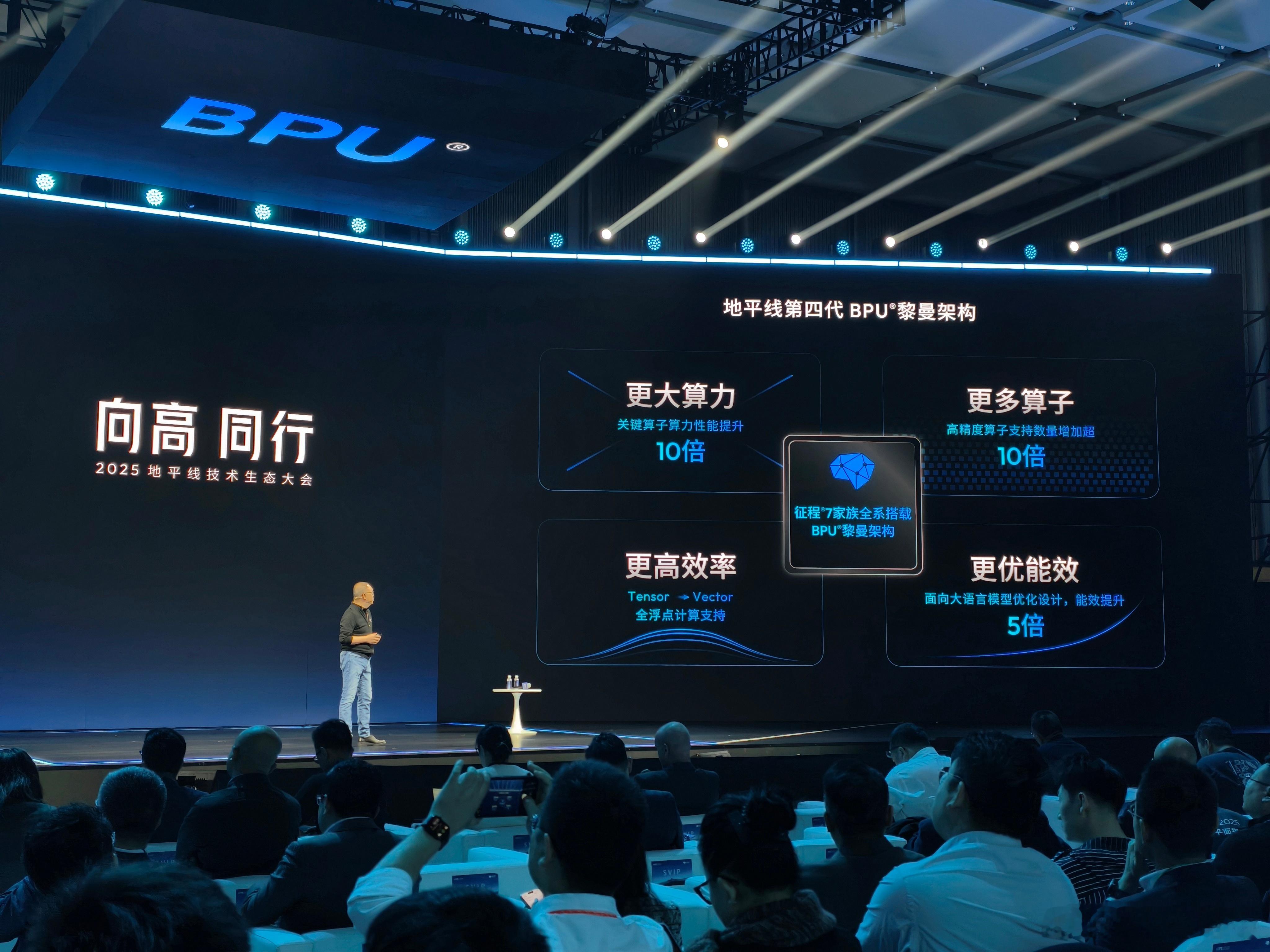 地平线征程 7 系列芯片将采用地平线第四代 BPU 黎曼架构，这是一个面向通用机