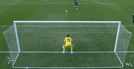 亚洲足球名场面！U23亚洲杯日本vs约旦点球大战，日本第二个主罚的道胁豊射门被扑