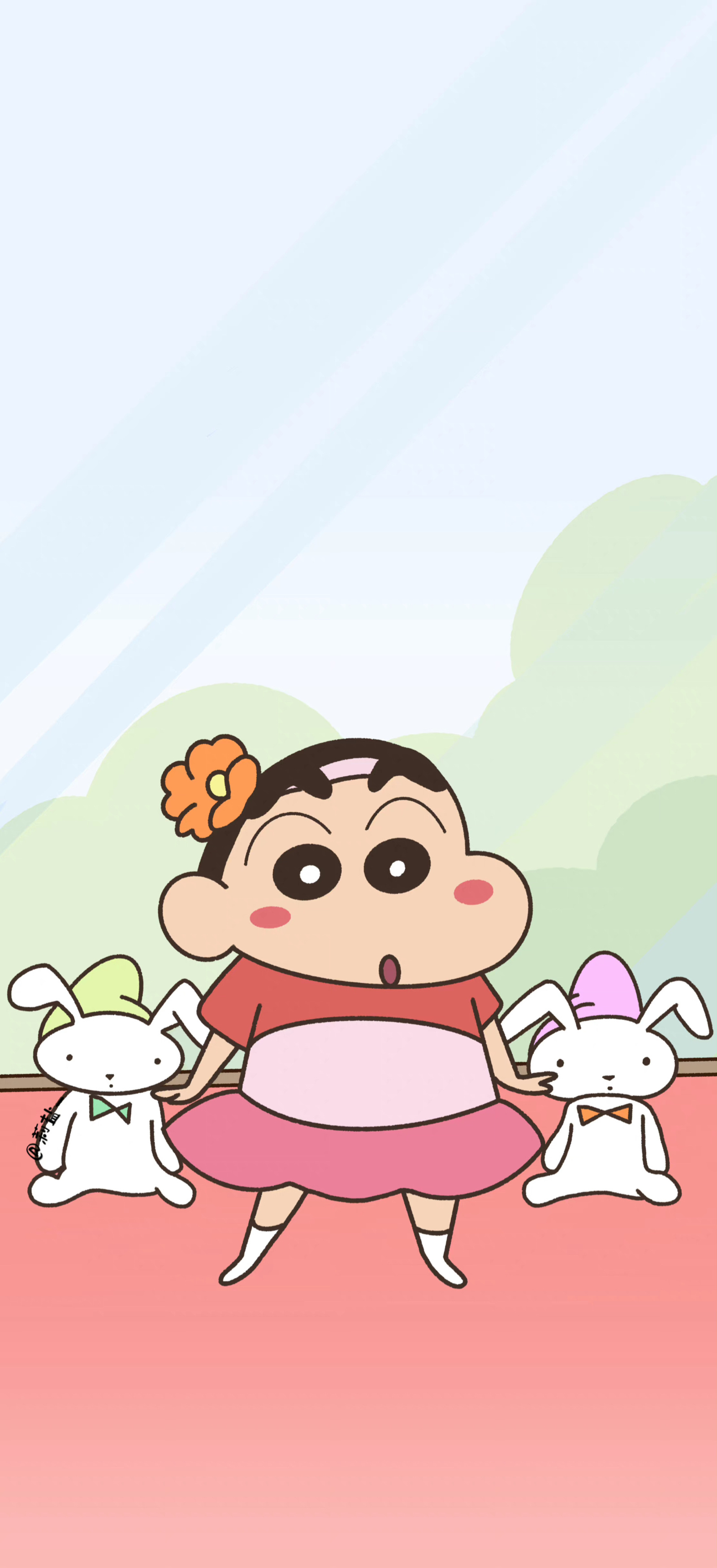 手机壁纸｜蜡笔小新｜动漫壁纸｜聊天背景图 