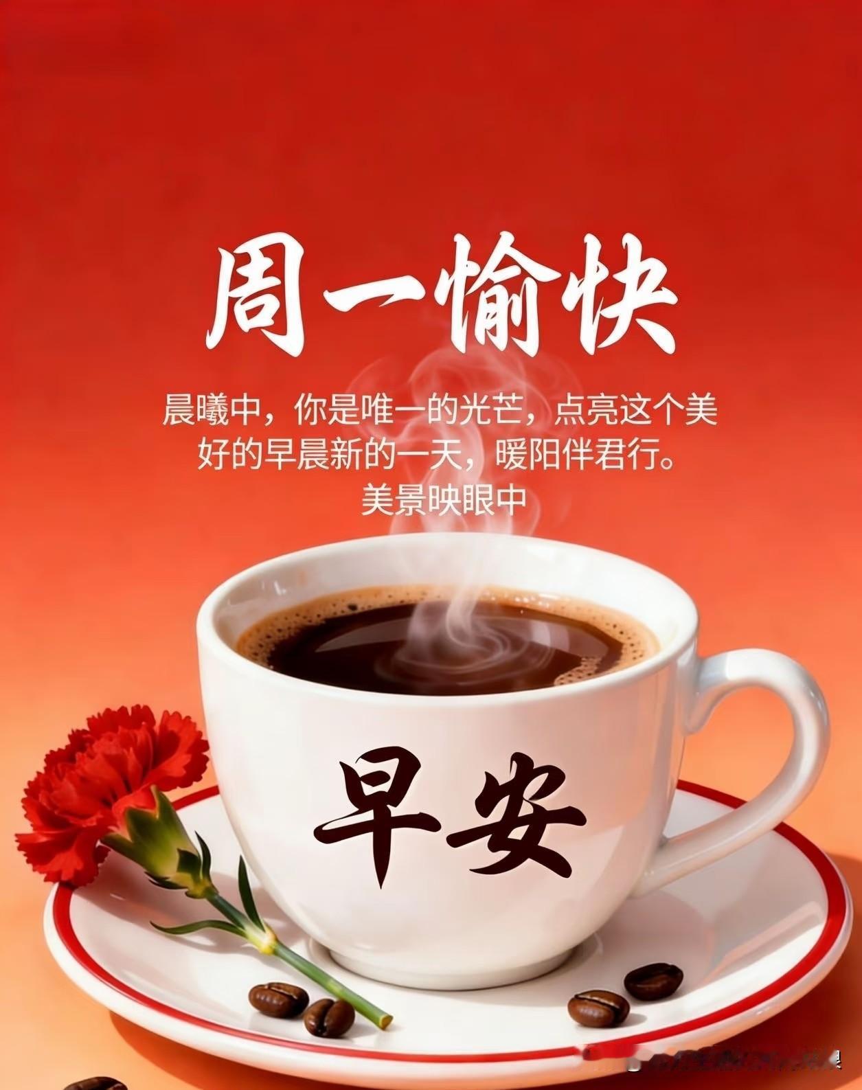 周一早安🍂恰逢白露
秋风渐凉，露水凝白。开启新一周的忙碌，暑气慢慢褪去，多添一