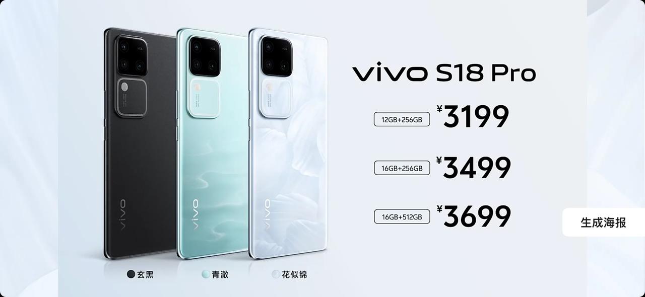 永远的加量不加价，vivo S18系列价格来了，你会买吗[赞][赞][赞]