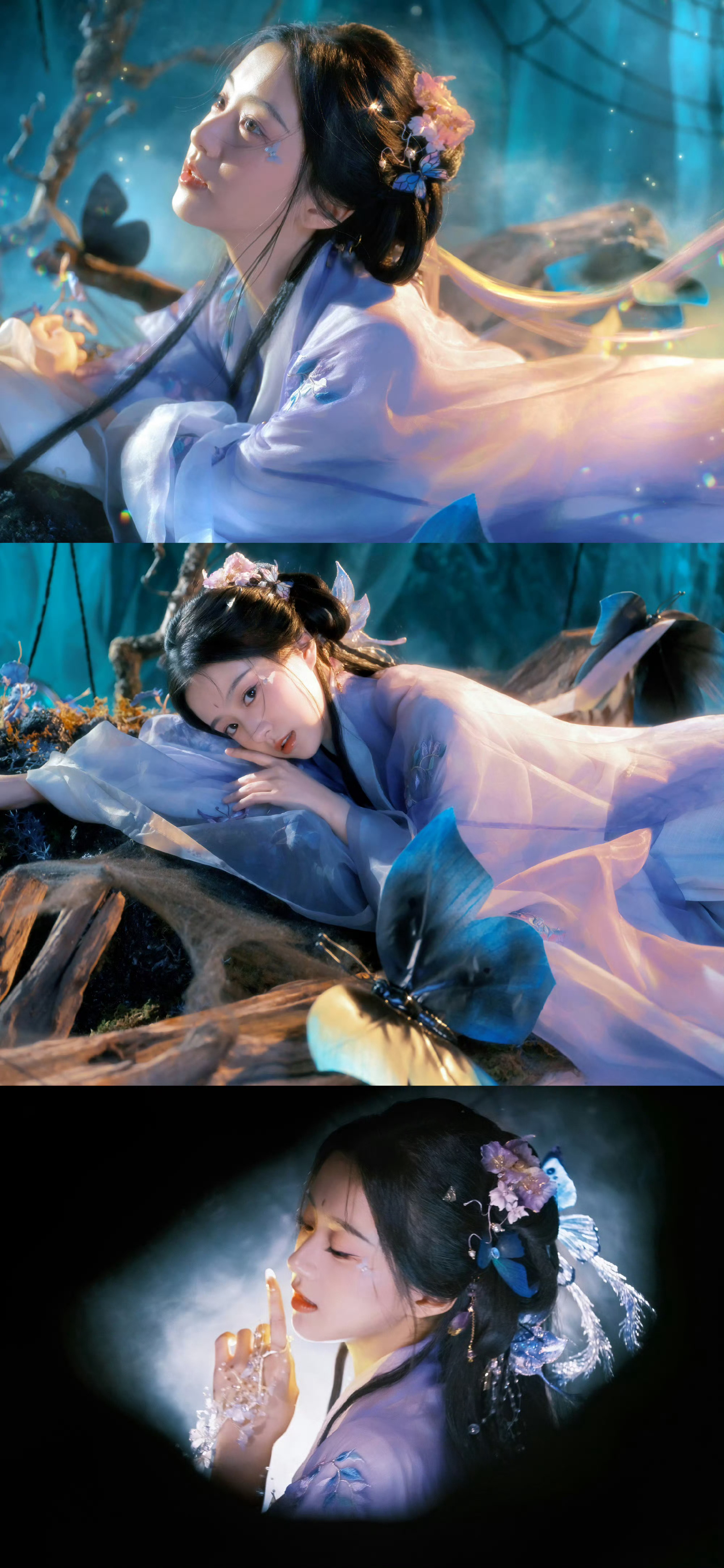 被包上恩的古风美狠狠冲击到！一股子仙气朦胧美，摊牌吧妹宝你是蝴蝶仙女来的吧！ 