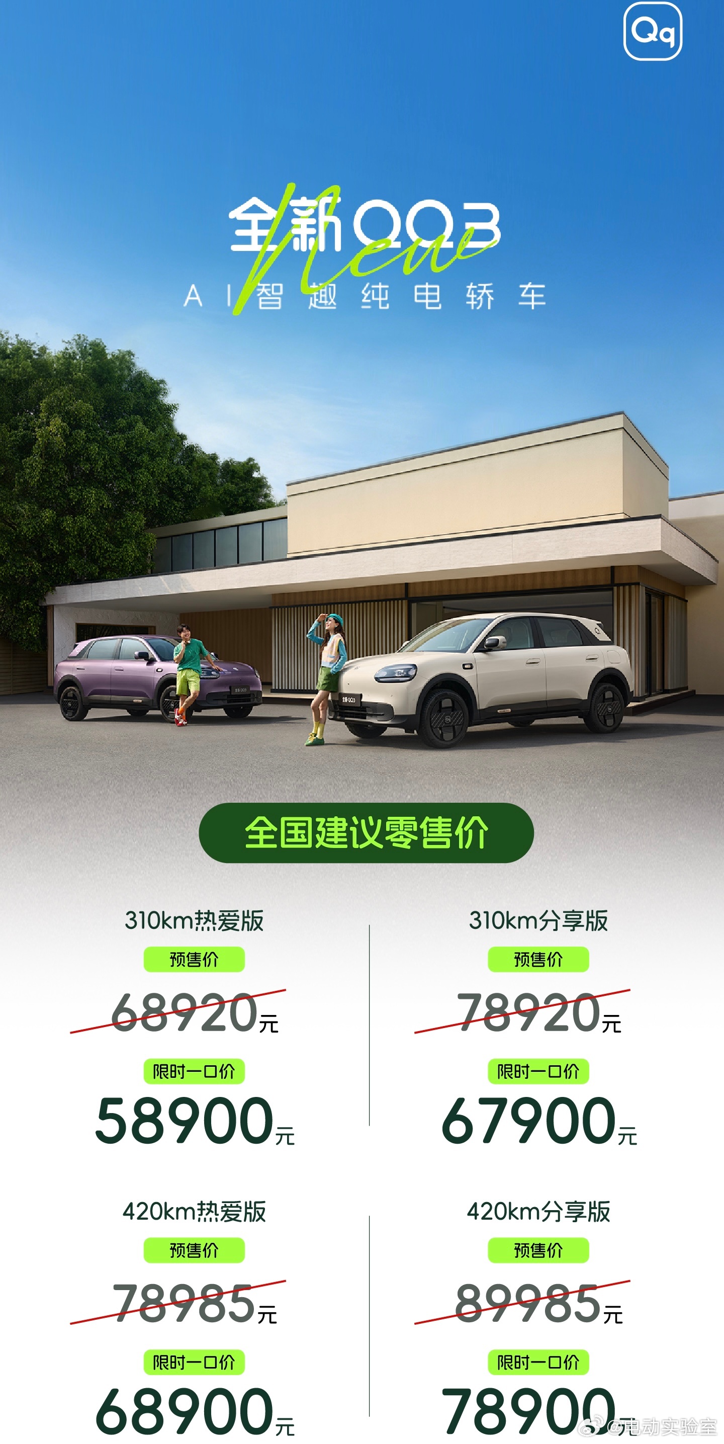 谁的青春里没有一辆奇瑞QQ？！2026年3月30日，承载着80、90后满满回忆的