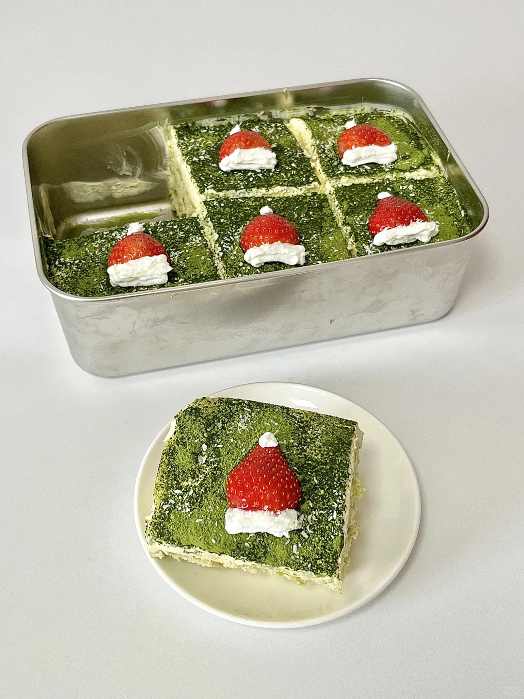 圣诞小甜品🎄抹茶提拉米苏🍰有手就会❗