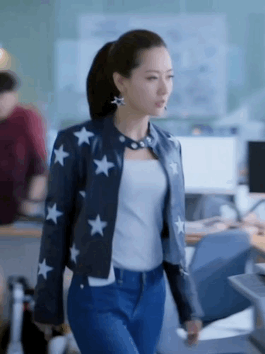 演员白冰的牛仔裤穿搭！你最喜欢什么样的女人白冰