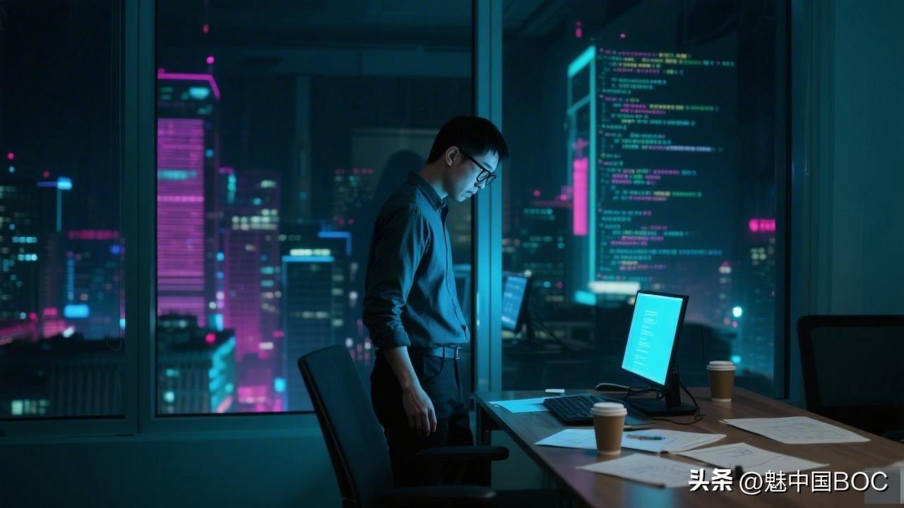 从代码到讲台：一个程序员“装”出来的开挂人生

凌晨两点，李默还在办公室里对着满