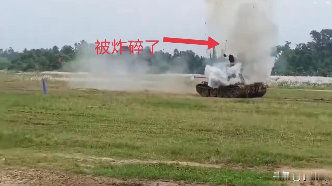 有人说是下图1-3发生爆炸事故的坦克是孟加拉陆军的“杜乔伊”59G-125（如图