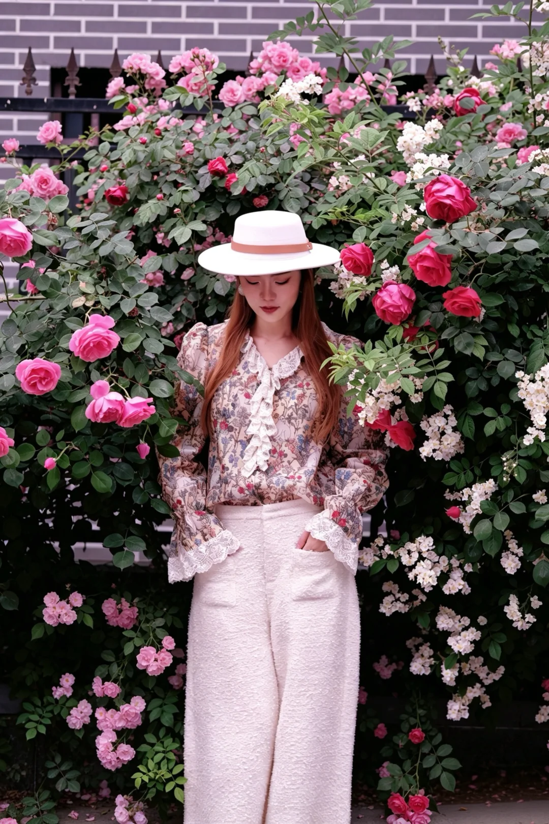 西安城墙下蔷薇花｜悄悄开好了🌸（附路线）