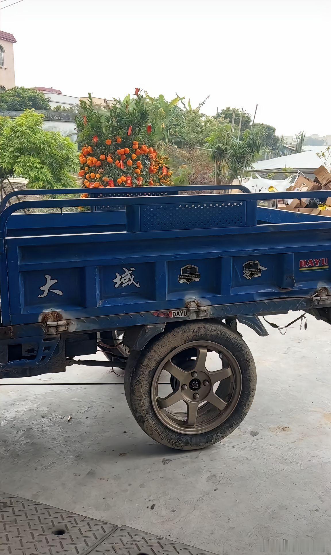 三轮车配远驱控制器、TE37轮毂、全热熔轮胎，你猜这是要送什么这么着急？ #大v