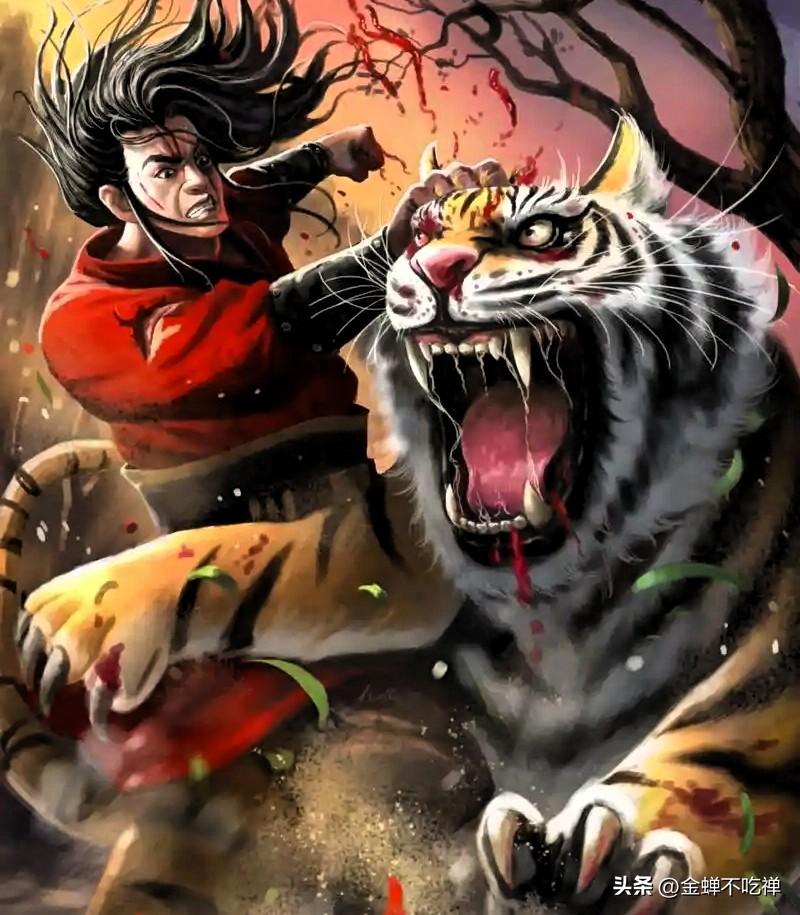 话说武松刚从景阳冈打虎归来，消息就传到了西门庆府上，那小厮说得唾沫横飞，好像那虎