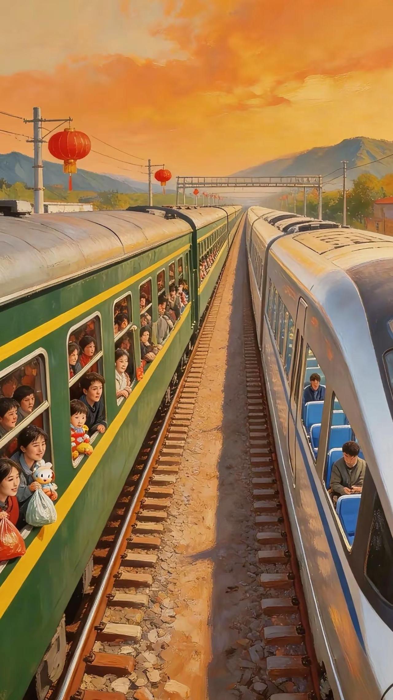 老百姓坐不起 就不算快…绿皮火车不是时代的落伍者 而是民生的守护者 它告诉我们：