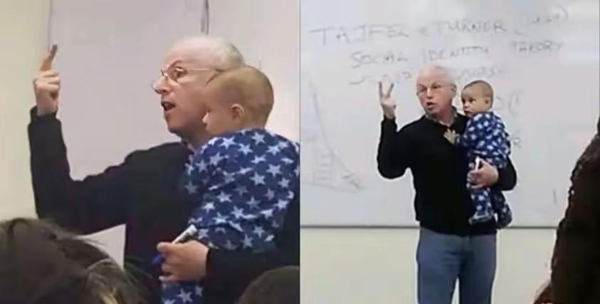 2015年5月，希伯来大学组织行为学课堂上，一个女学生怀里的婴儿突然大哭，她非常