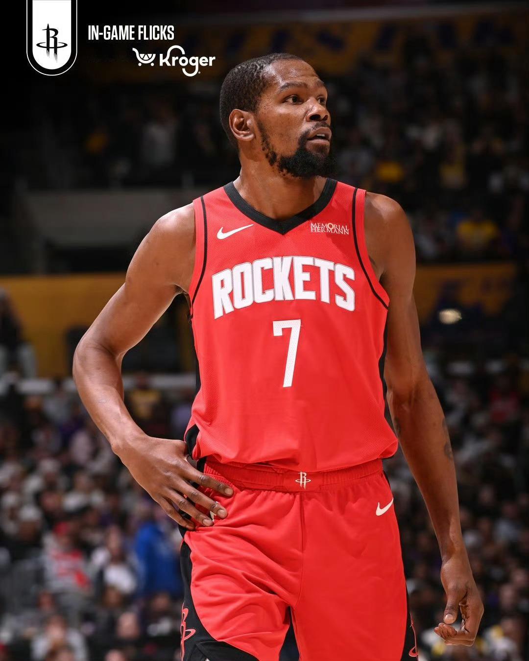 三节结束🔚，火箭92-74湖人！火箭6人得分上双！杜兰特19+3+5🔥