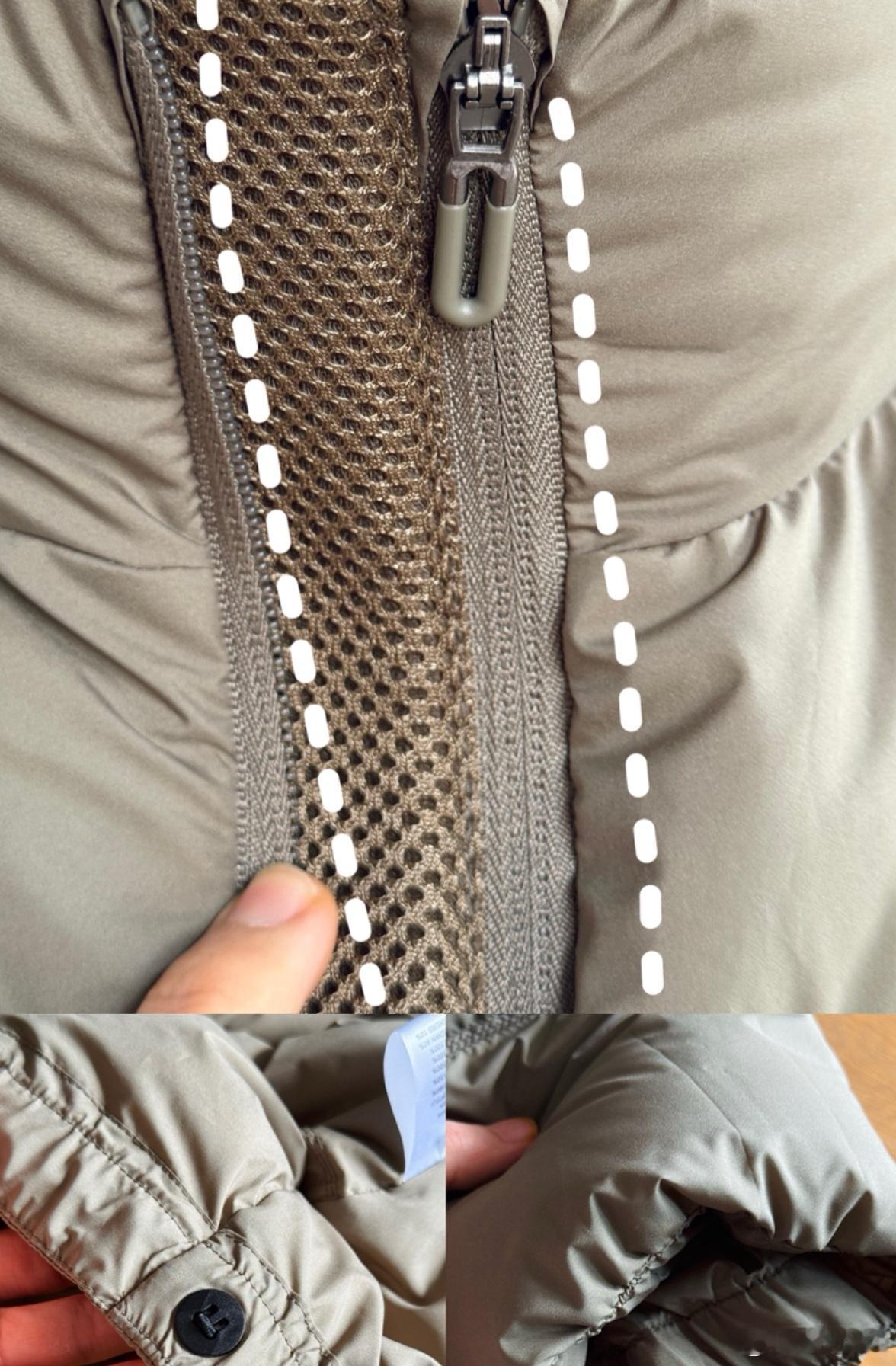 拉链可以收缩，万一饭菜太好吃一不留神吃多了，拉链可以放开两指宽；万一哪天减肥成功