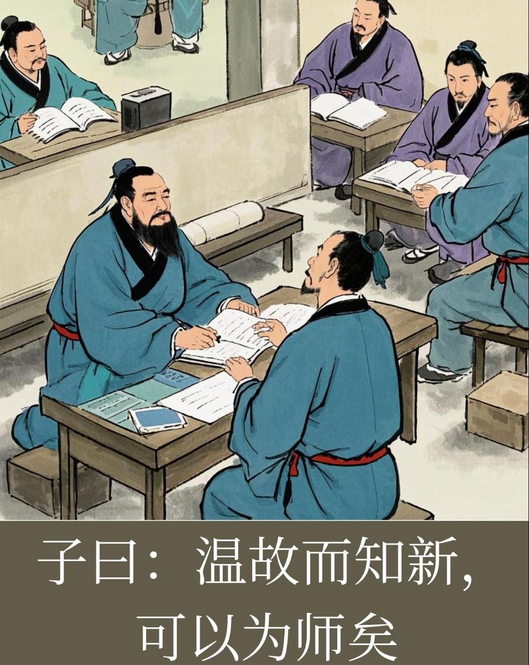 读《论语》有感3：温故而知新，温故不为记得，而是心得，可以为师矣。

只有不断温