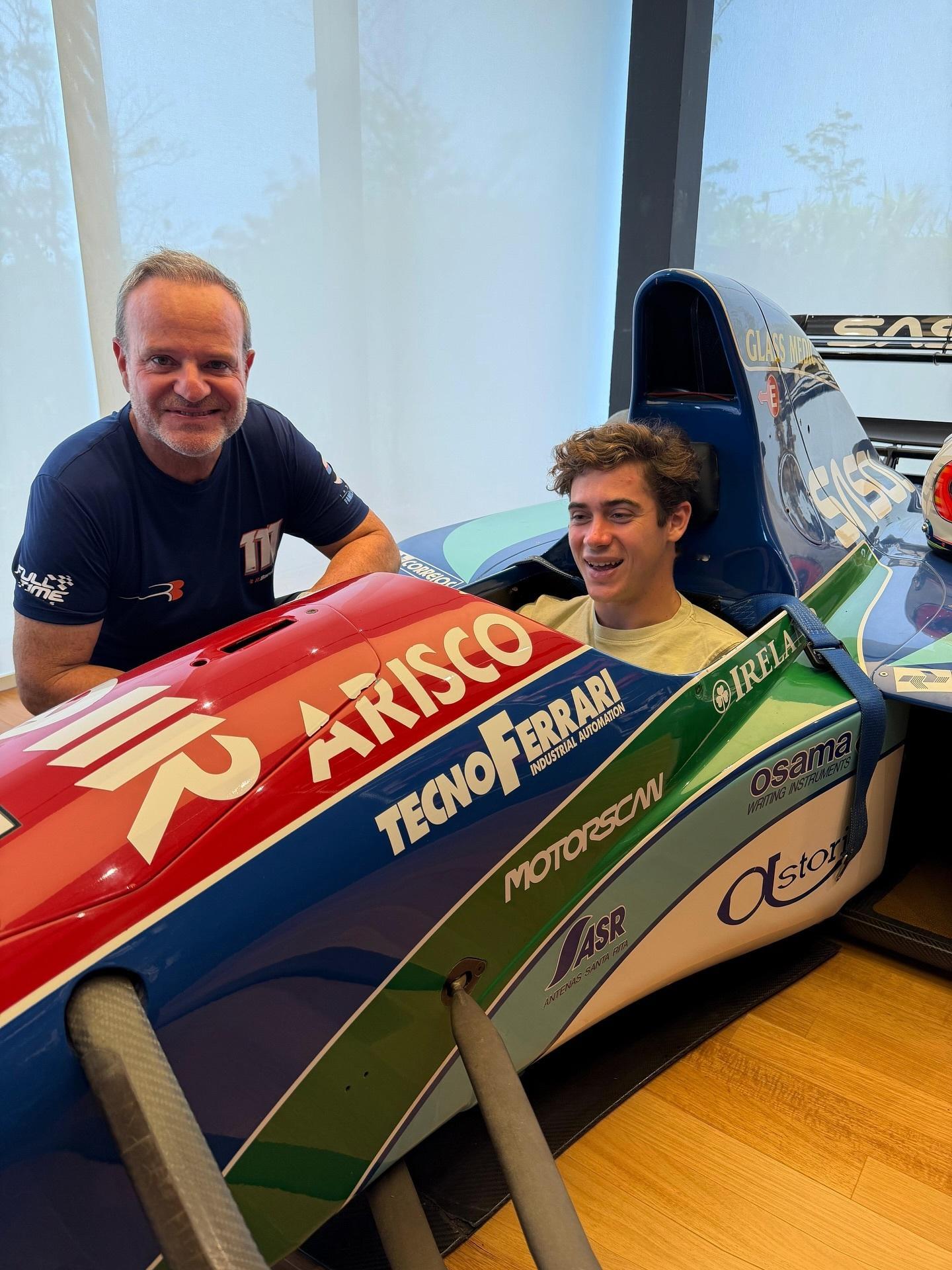 科拉平托去拜访了巴西老将巴里切罗🤝F12025F1圣保罗大奖赛 ​​​