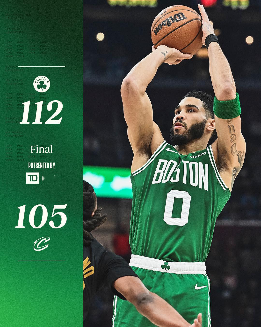 凯尔特人国度  FINAL : Boston Celtics 【 112-105