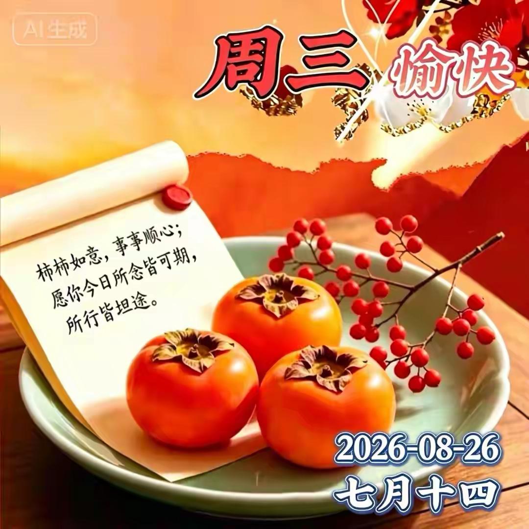 周三早安，心怀温柔，稳步前行
清晨微风送爽，周三的美好如约而至✨
褪去周一的匆忙