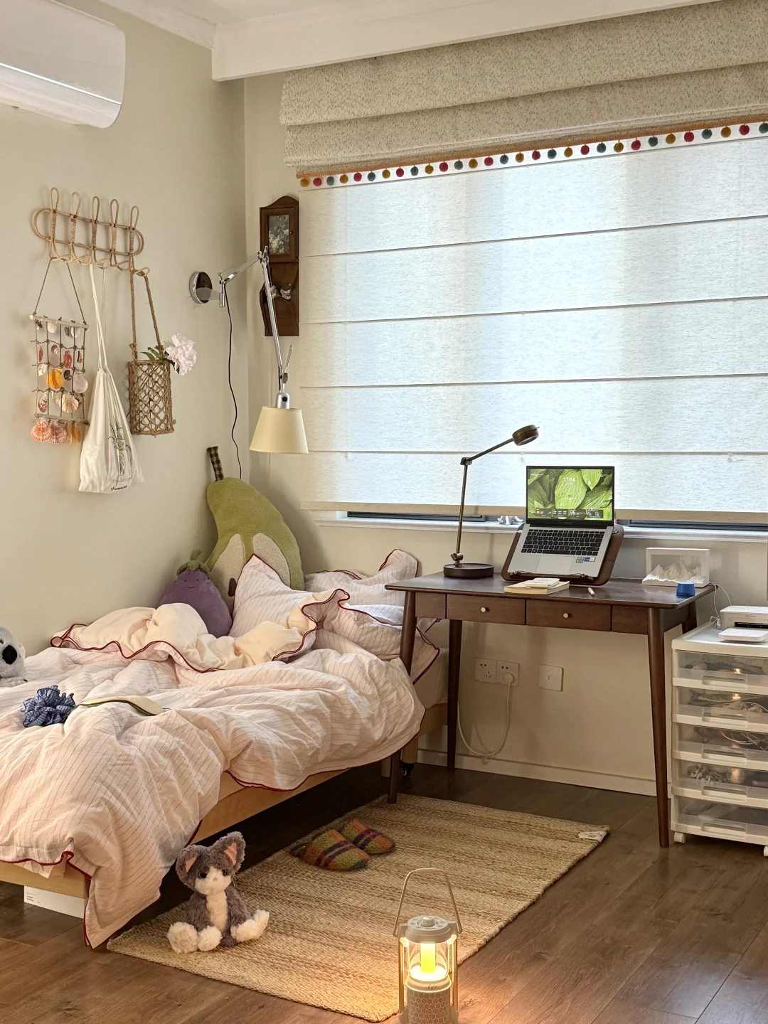 人生建议！小卧室一定要试试双层罗马帘！