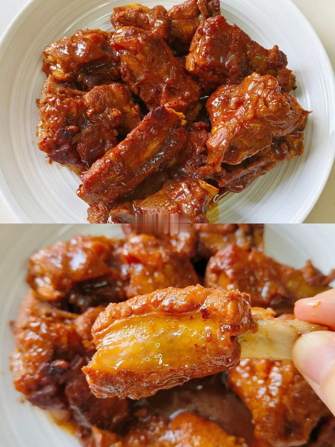 给妈妈做减脂餐D112|电饭煲排骨🥩