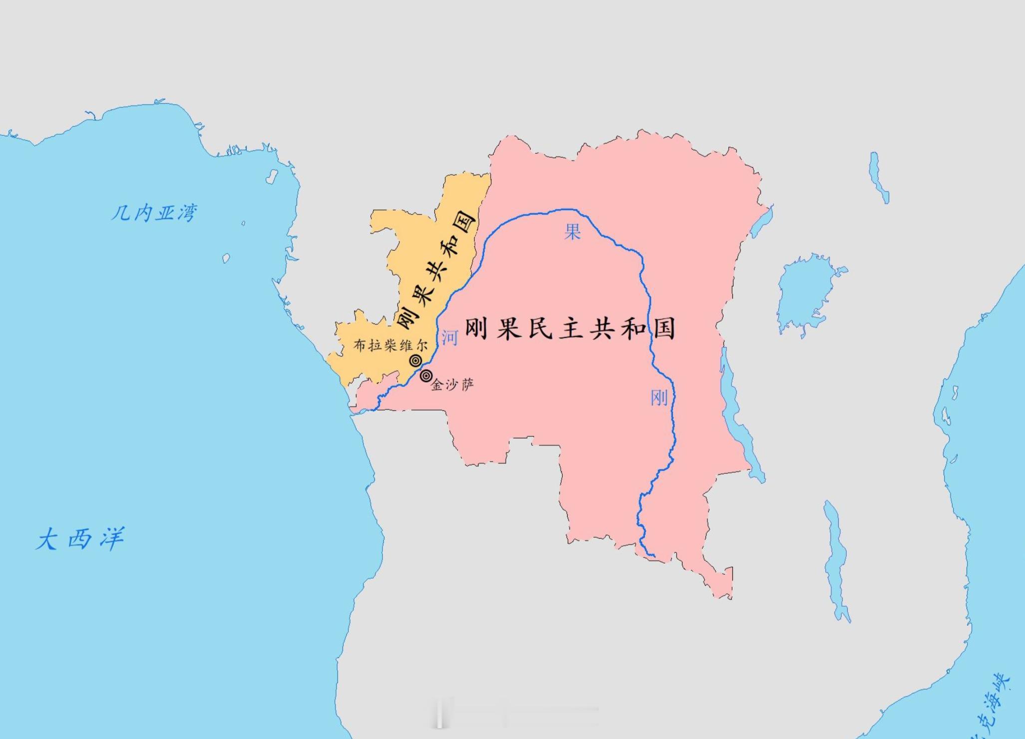 昨晚刚果（金）表现真好。顺便了解下刚果（金），与之相对的是刚果（布）：刚果（金）