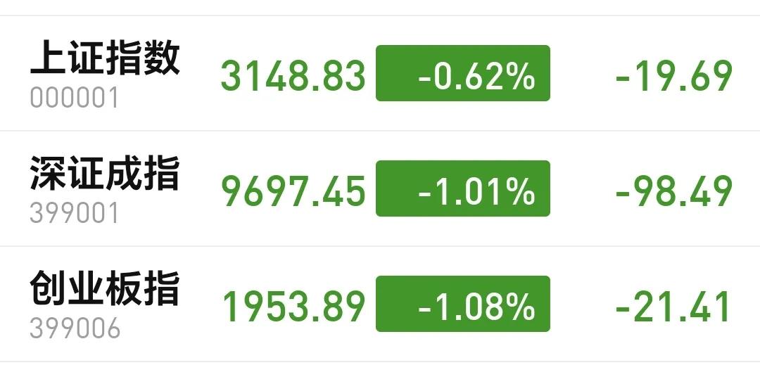 基金：市场低开高走，收盘能不能全面上涨
今天市场低开，三大指数都是低开，创业板指