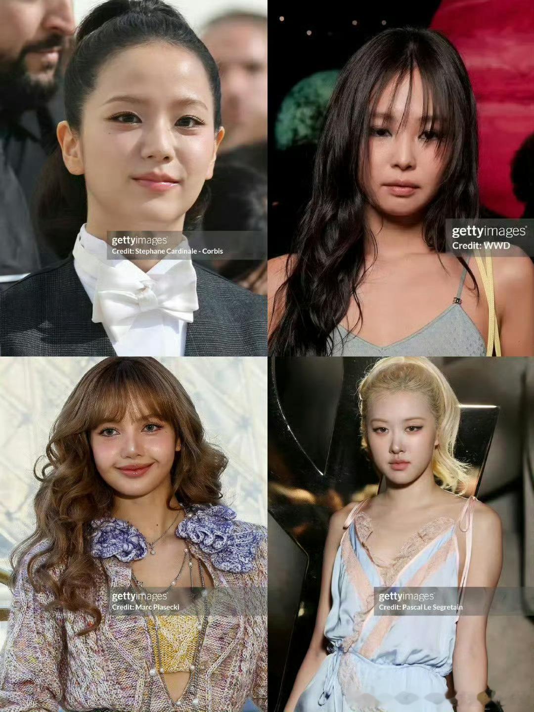 四闺女的时装周G社生图齐了朴彩英 LISA 金智秀 JENNIE ​​​