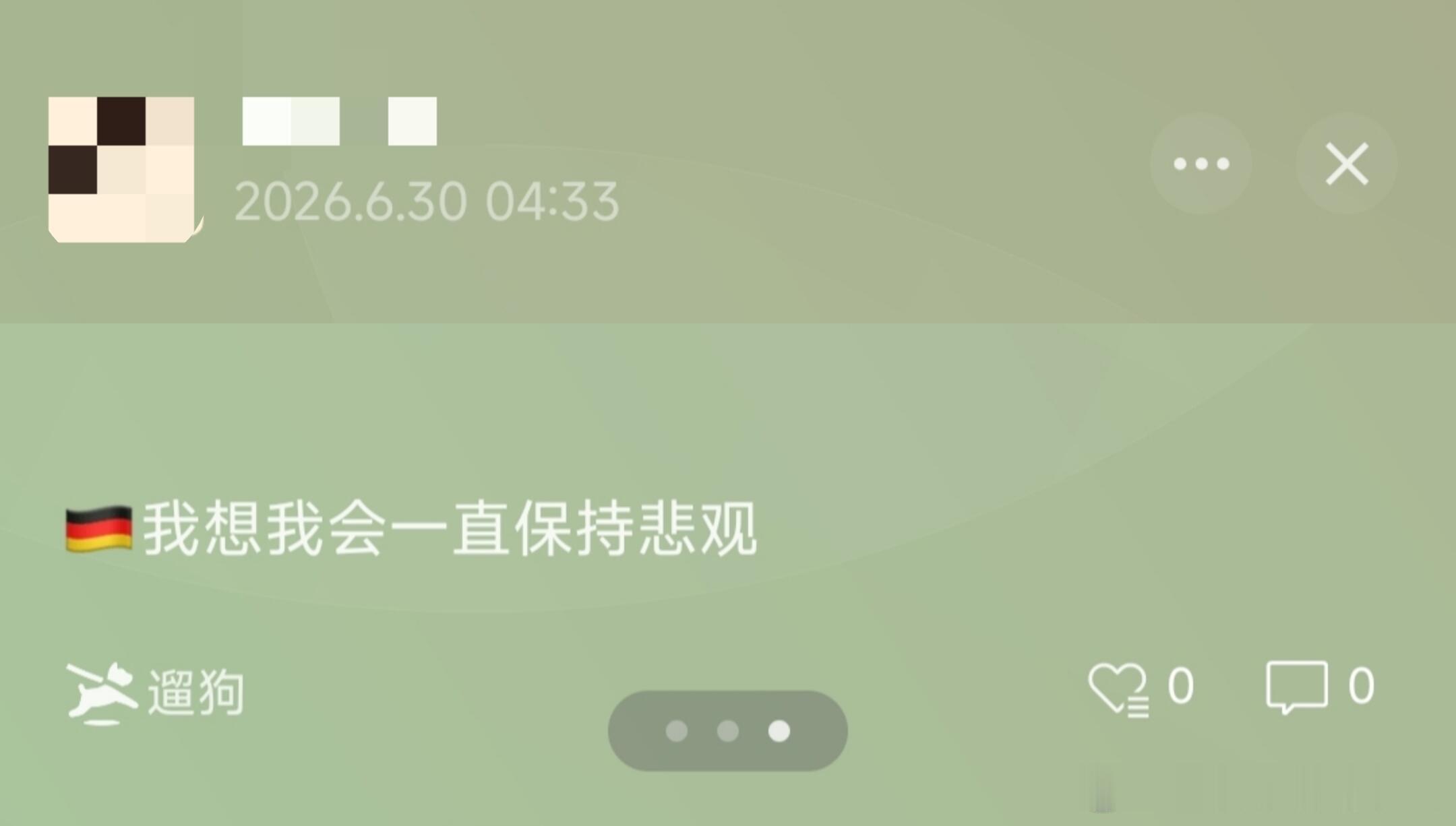 德国球迷今日精神状态belike，人无语的时候确实会笑非正经观战世界杯