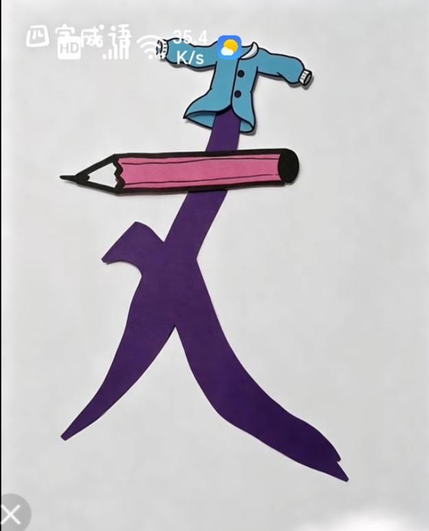 图中画面真给力；
图文并茂在展示；
根据画面的意思；
猜个四字成语来。