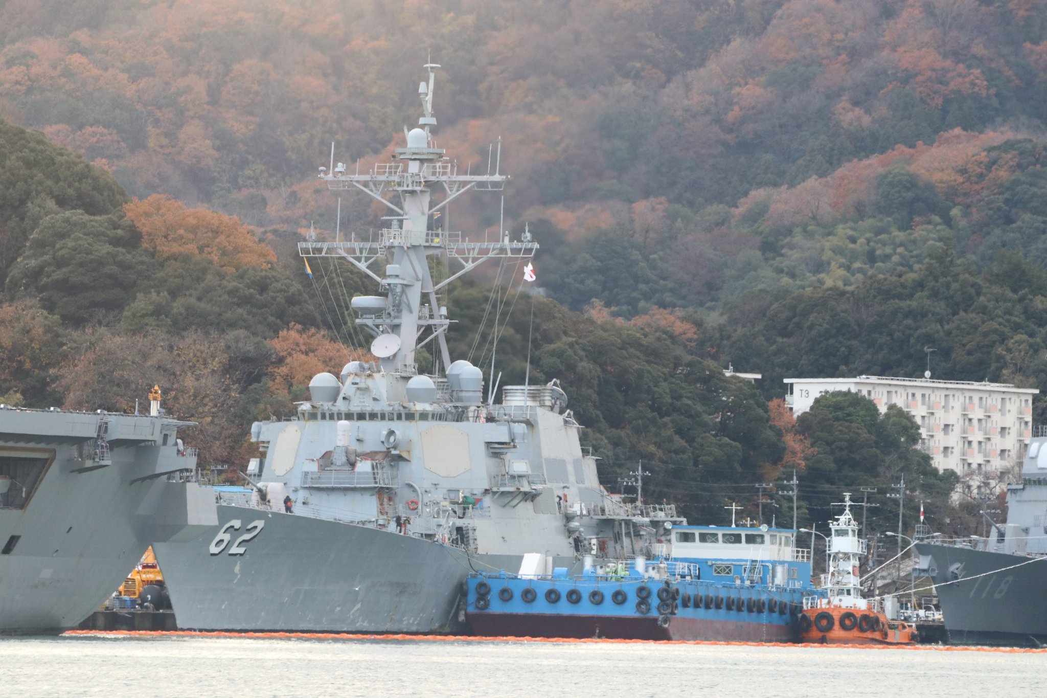 美帝USS Fitzgerald (DDG-62)到访舞鹤