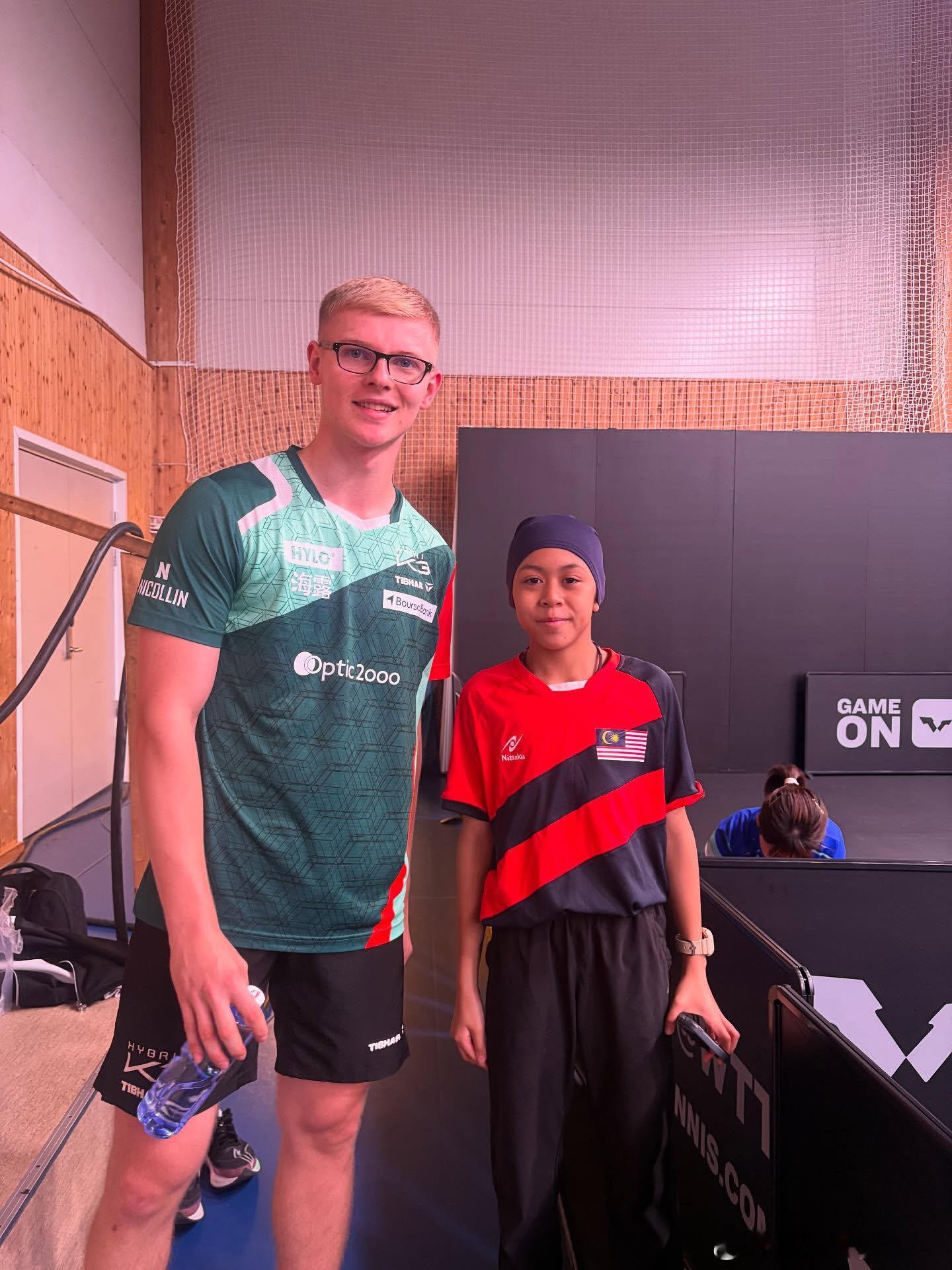 MOHD Dania：With top player ❤️❤️和顶级球员们的合影