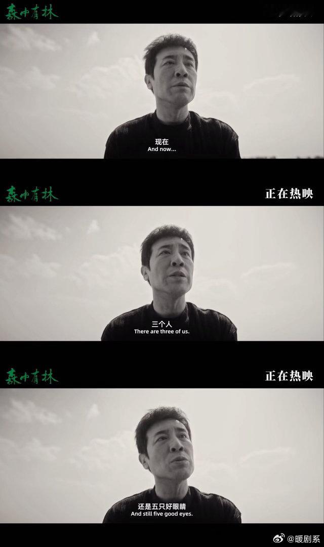 于和伟一只眼眼神戏 以前觉得“眼技”是吹出来的，看完《森中有林》这段我信了。于和