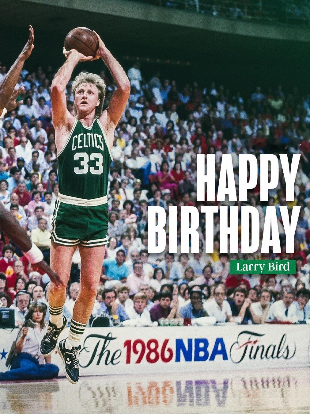 凯尔特人国度 Happy Birthday To Larry Bird 🎉 ☘