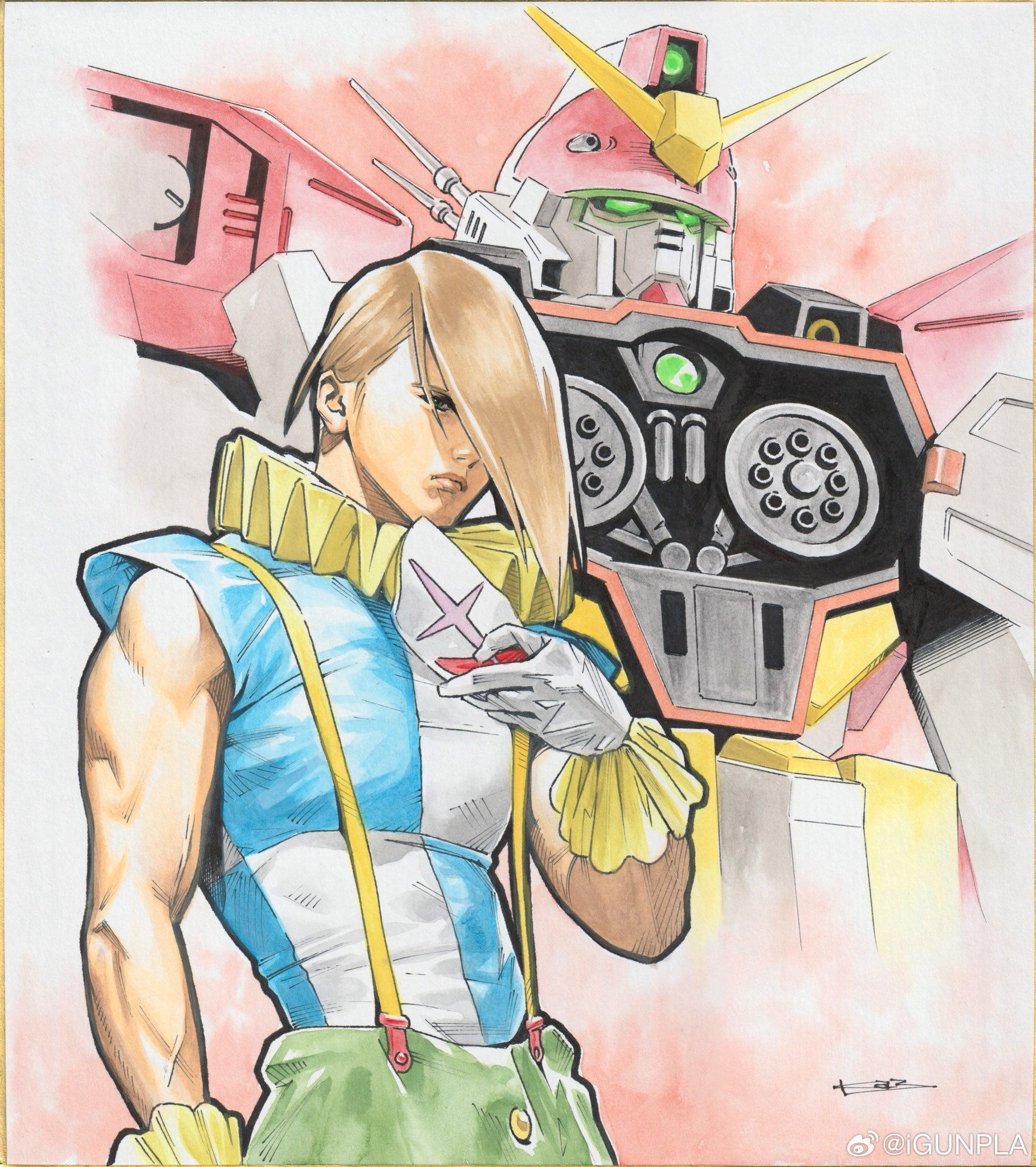 特洛瓦＆重炮手高达（via 池田和宏）高达