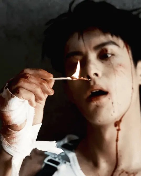 王鹤棣新造型，谁懂该死的性张力，太帅了，不是🎬造型 电影不会有路透 是工作室发