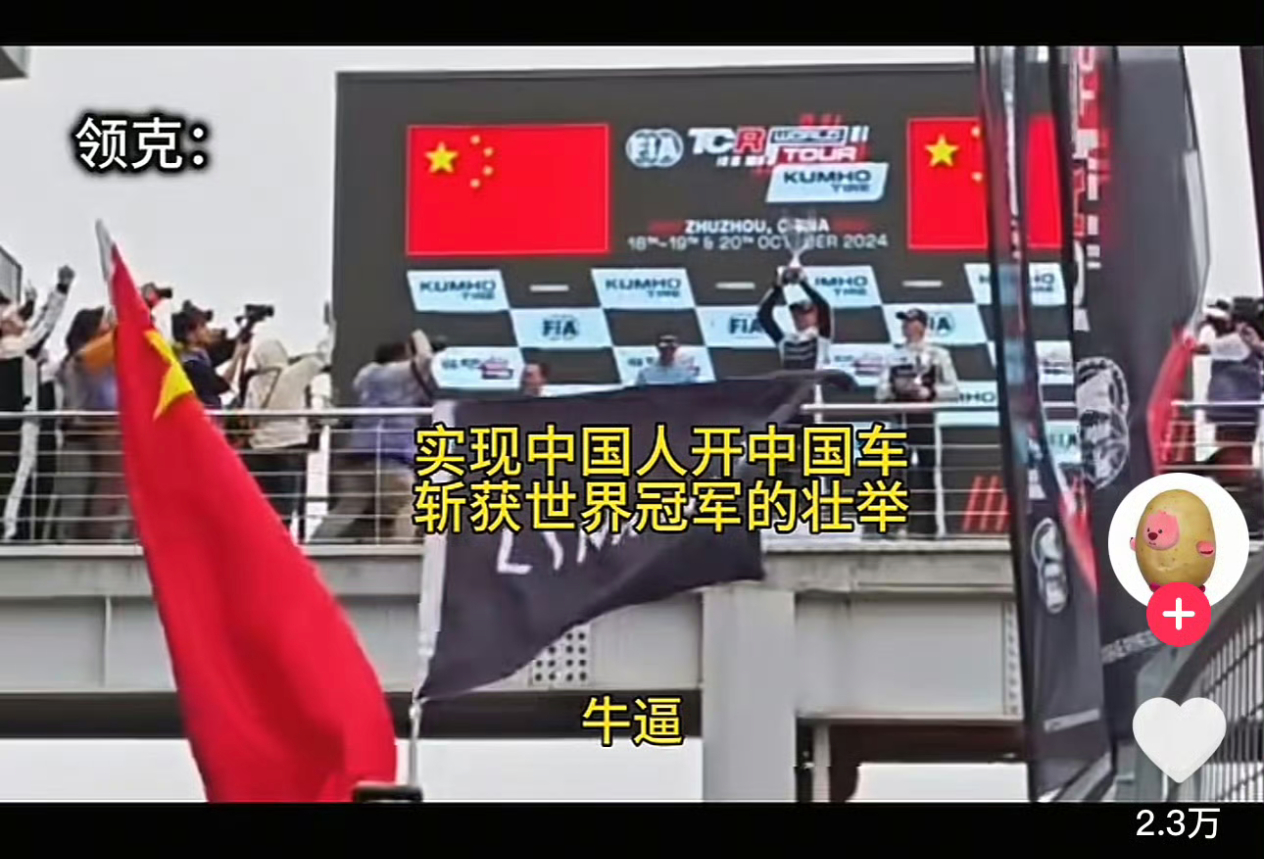 参加FIA国际汽联官方赛事的中国品牌有且只有三个：1. 领克（吉利）FIA‑TC