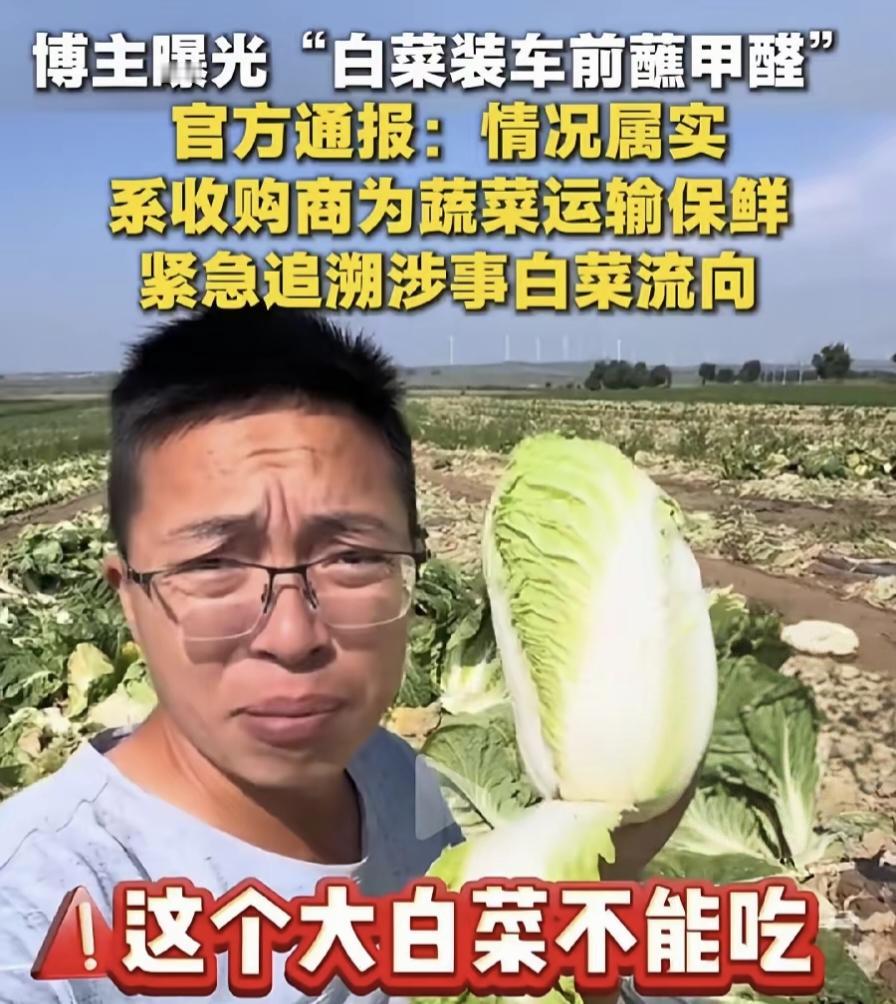 渔猎齐哥曝光的三车蘸甲醛白菜，不知道是否已查扣，已流入到市场
渔猎齐哥曝光的河北